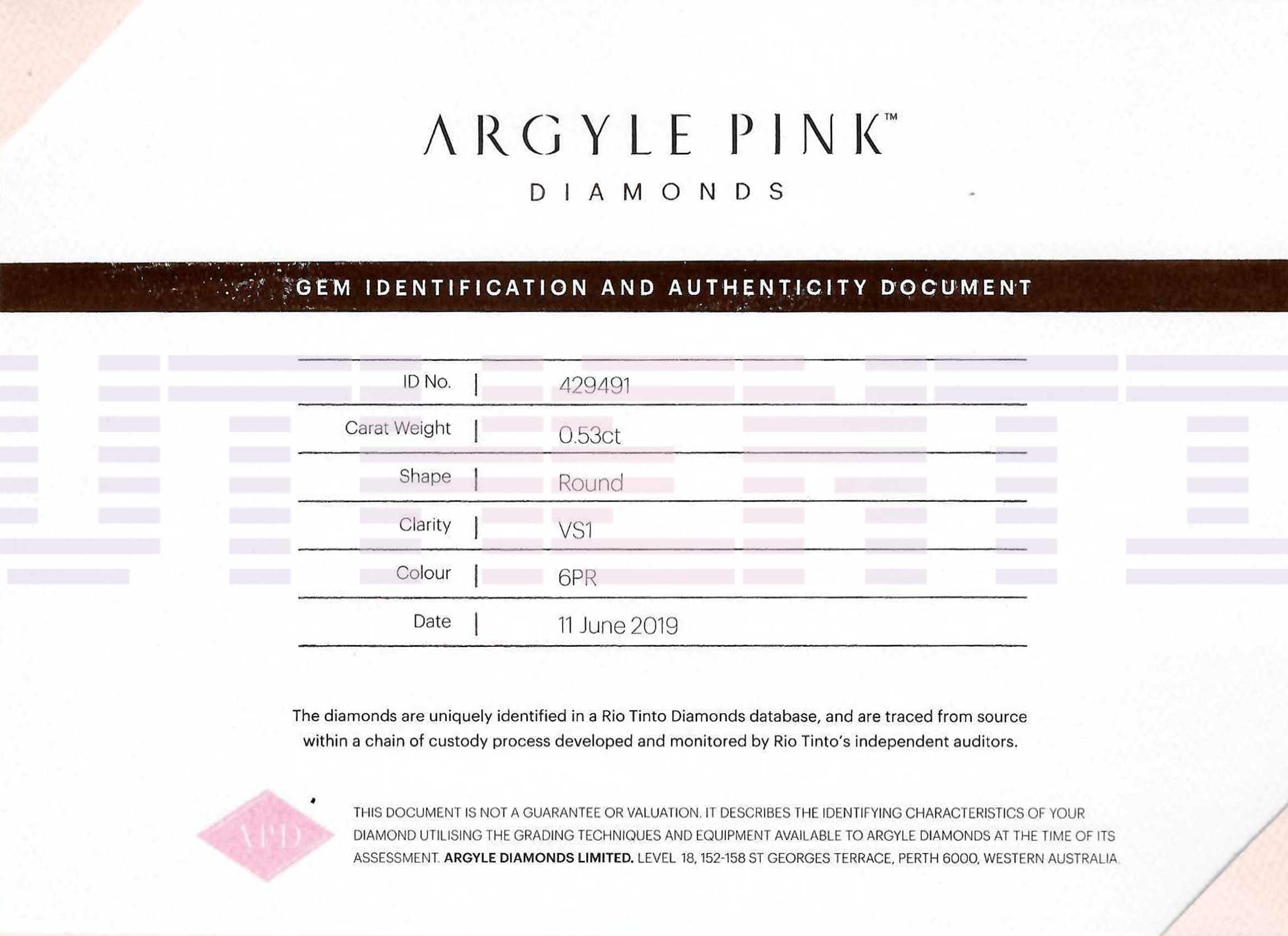 Round Brilliant Argyle Pink™ Diamond - Pink Diamonds, J FINE - J Fine, Pink Diamond - Pink Diamond Jewelry, round-brilliant-argyle-pink™-diamond-2 - Argyle Pink Diamonds