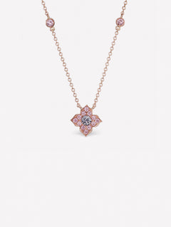 Argyle Blue Diamond Azalea Necklace - Pink Diamonds, J FINE - J Fine, necklace - Pink Diamond Jewelry, argyle-blue-azalea-necklace - Argyle Pink Diamonds
