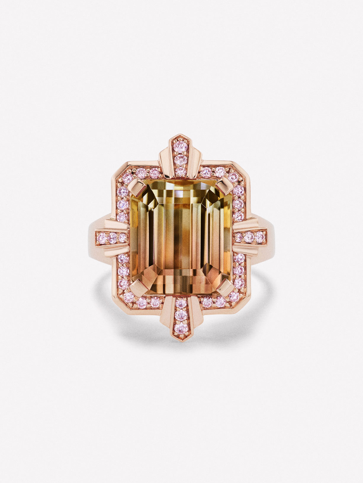 Bi Color Tourmaline Ring by J FINE