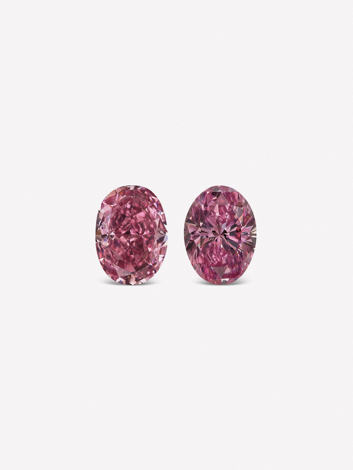 Oval Shaped Argyle Pink™ Diamond Pair