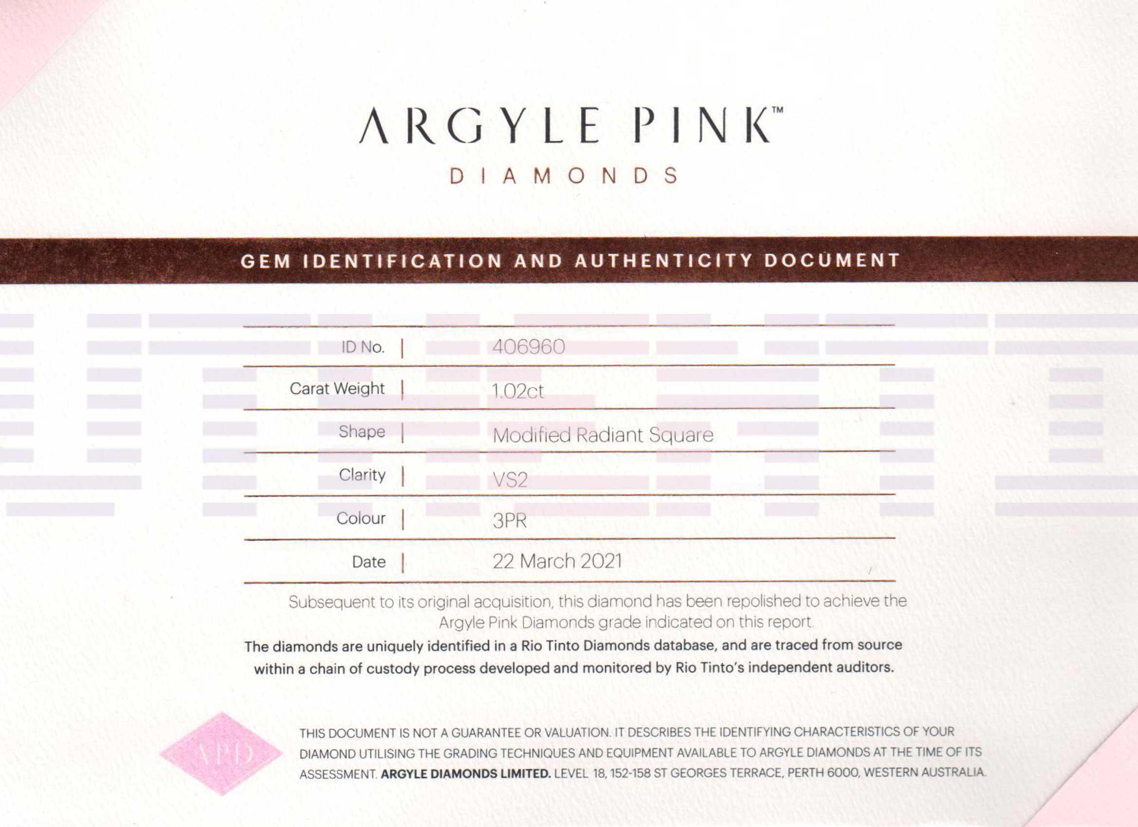 Radiant Argyle Pink™ Diamond - Pink Diamonds, J FINE - J Fine, Pink Diamond - Pink Diamond Jewelry, round-brilliant-argyle-pink™-diamond - Argyle Pink Diamonds