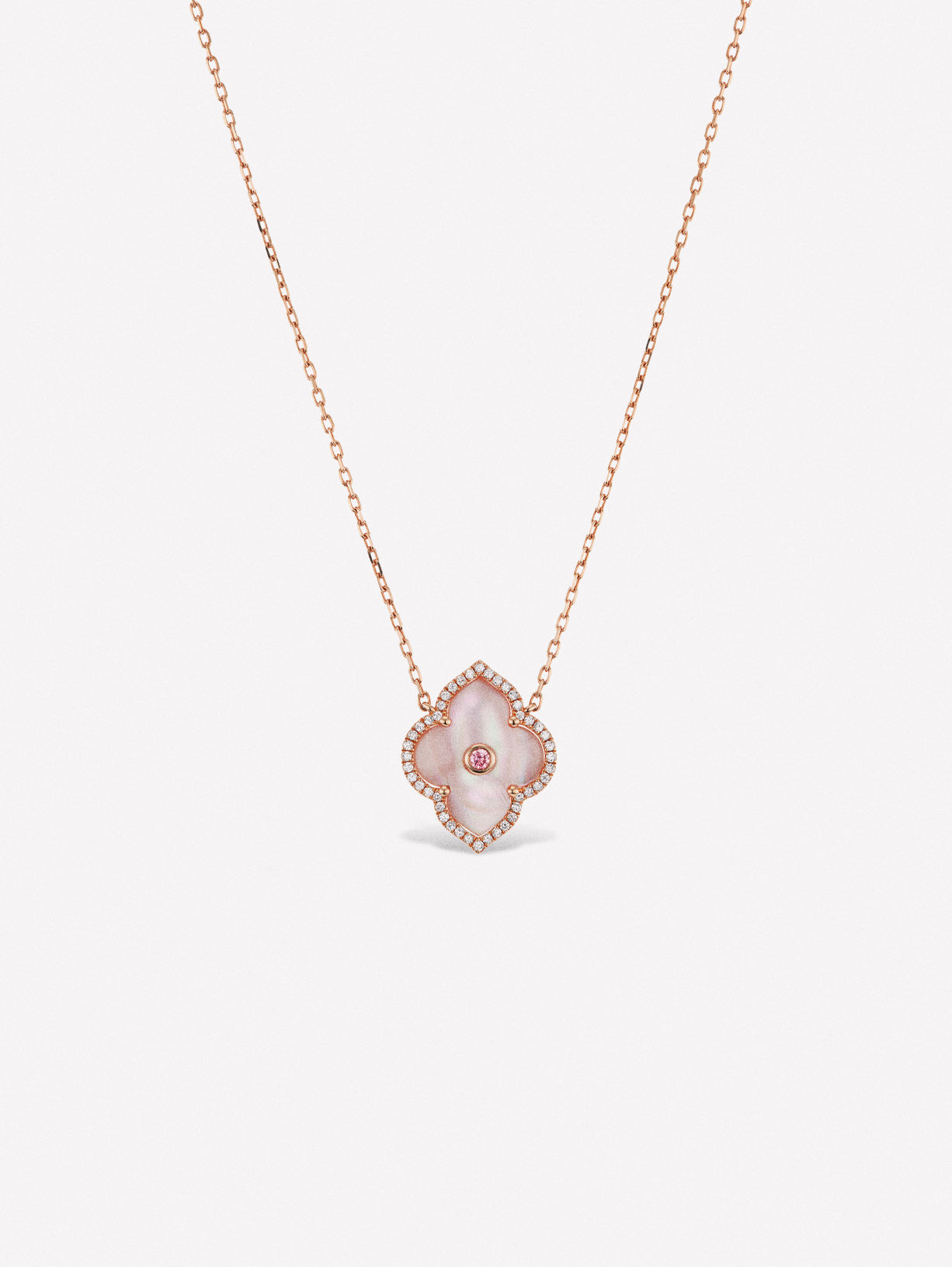 Argyle Pink™ Diamond and Mother of Pearl Bracelet