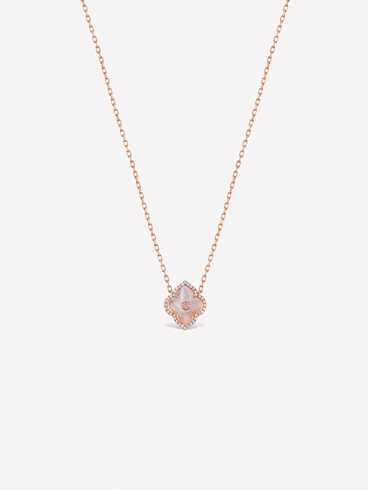 Argyle Pink™ Diamond and Mother of Pearl Bracelet