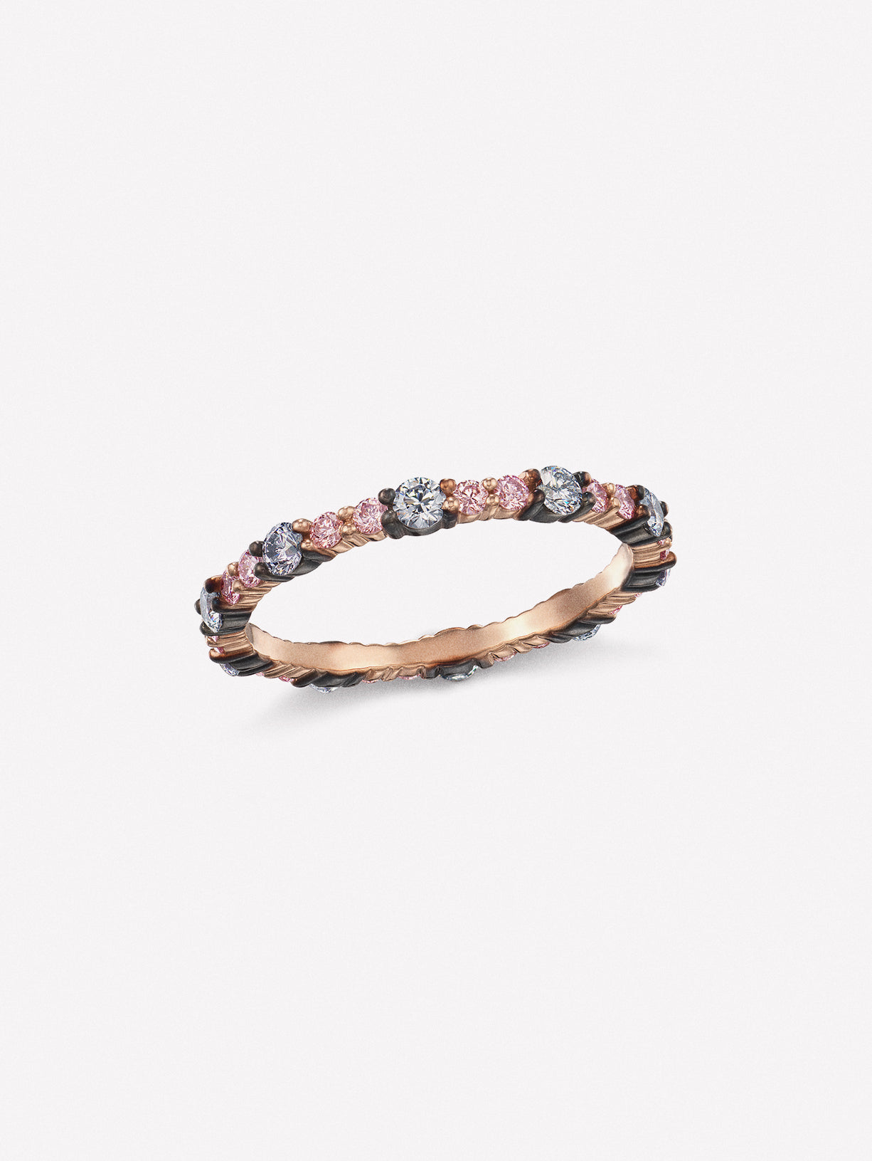 Argyle Pink™ Diamond Half Eternity Band
