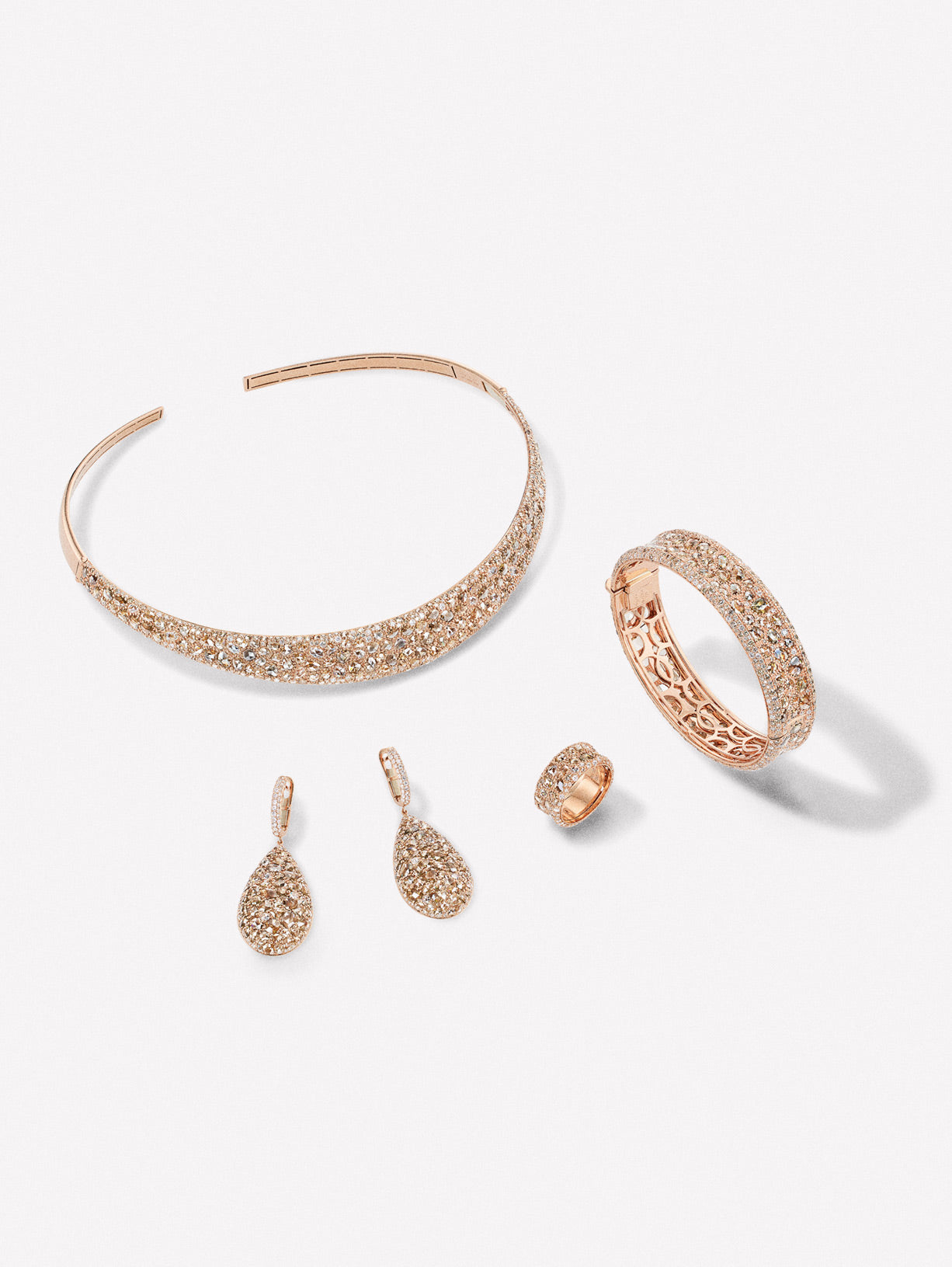 Argyle Diamond Chakri Cuff Bracelet - Pink Diamonds, J FINE - J Fine, bracelet - Pink Diamond Jewelry, argyle-diamond-chakri-bracelet-by-j-fine - Argyle Pink Diamonds