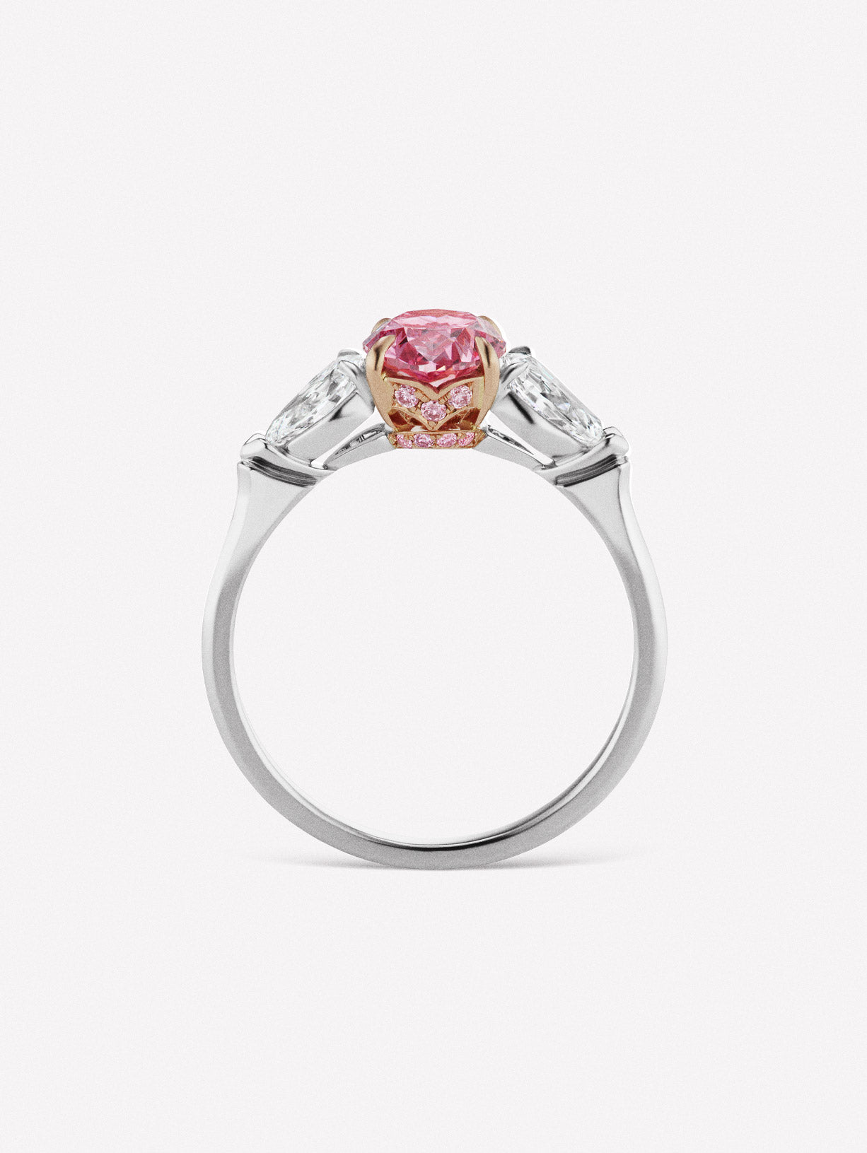 Argyle Pink™ Diamond Aurelia Ring - Pink Diamonds, J FINE - J Fine, Rings - Pink Diamond Jewelry, argyle-pink™-diamond-aurelia-ring-by-j-fine - Argyle Pink Diamonds