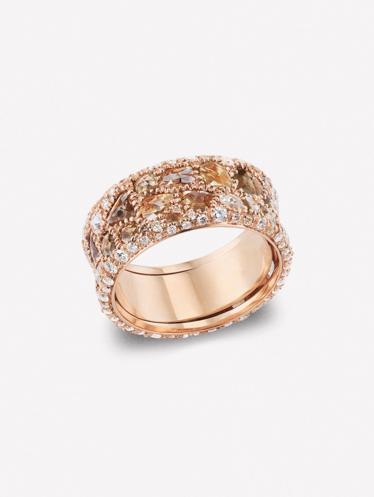 Argyle Diamond Chakri Ring - Pink Diamonds, J FINE - J Fine, ring - Pink Diamond Jewelry, argyle-diamond-chakri-ring-by-j-fine - Argyle Pink Diamonds
