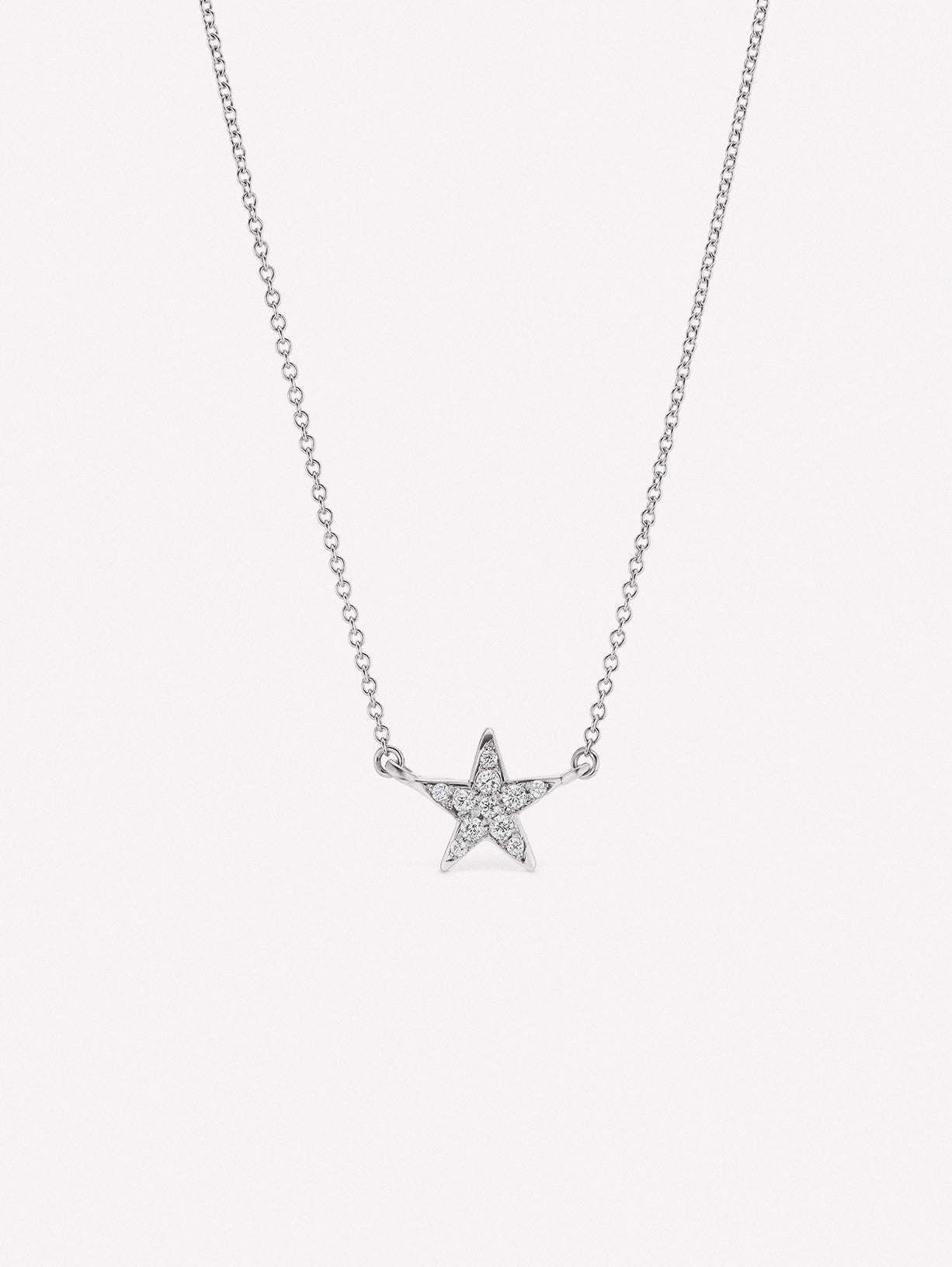 14K Star Diamond Pendant