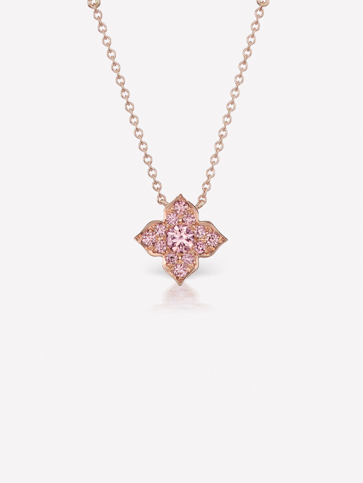 Argyle Pink™ Diamond Azalea Necklace - Pink Diamonds, J FINE - J Fine, necklace - Pink Diamond Jewelry, argyle-pink™-diamond-azalea-necklace-by-j-f-i-n-e - Argyle Pink Diamonds