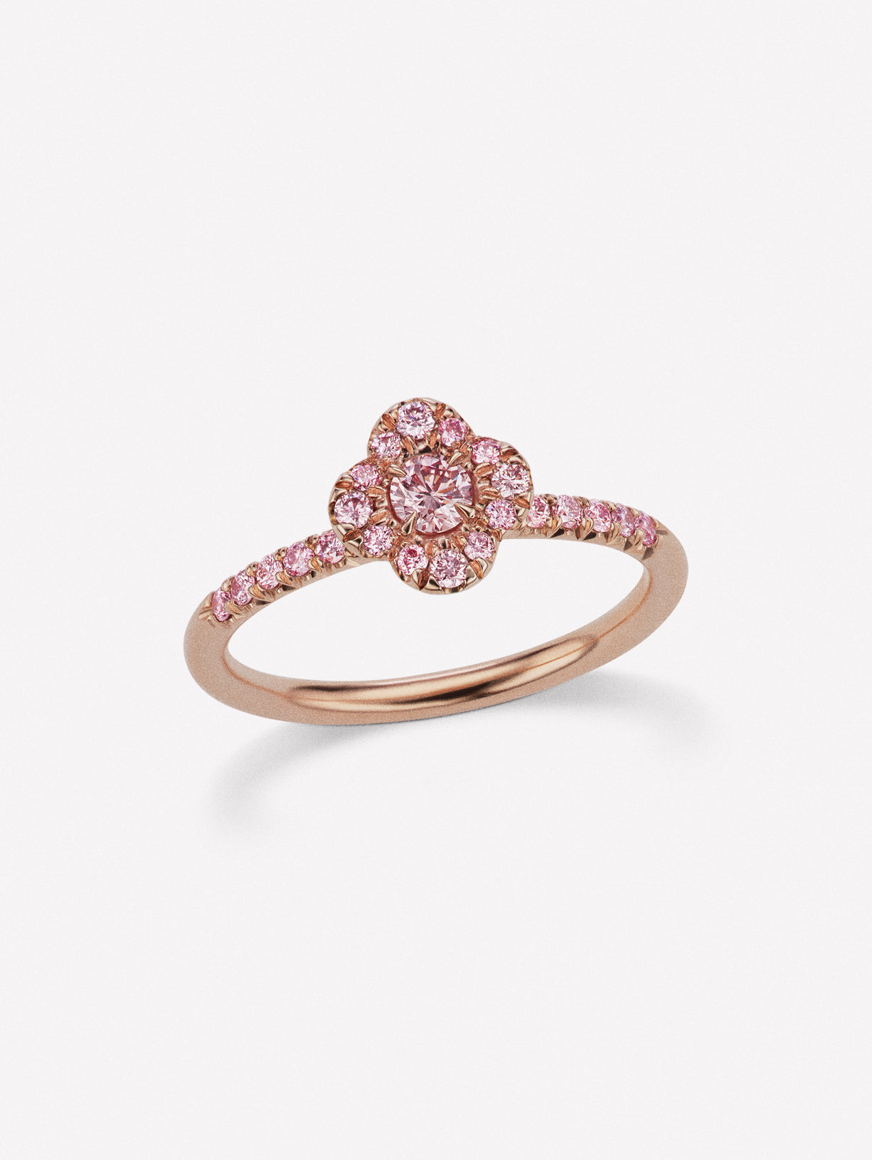 Argyle Pink™ Diamond Classic Azalea Ring - Pink Diamonds, J FINE - J Fine, ring - Pink Diamond Jewelry, argyle-pink™-diamond-classic-azalea-ring-by-j-f-i-n-e - Argyle Pink Diamonds