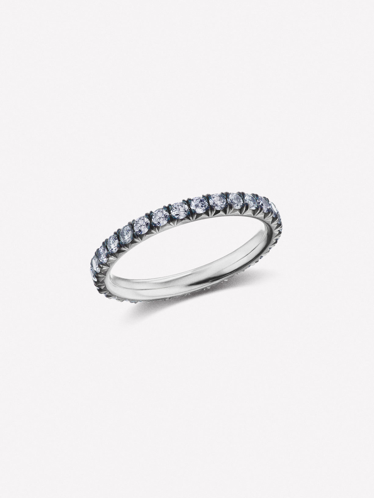 Argyle Blue Diamond French Pave Eternity Band 0.83ctw - Pink Diamonds, J FINE - J Fine, ring - Pink Diamond Jewelry, argyle-blue-diamond-french-pave-eternity-band-0-83ctw-by-j-fine - Argyle P