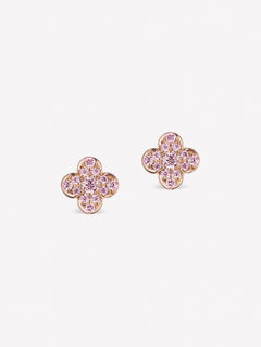Argyle Pink™ Diamond Azalea Floral Studs - Pink Diamonds, J FINE - J Fine, earrings - Pink Diamond Jewelry, j-fine-argyle-floral-studs - Argyle Pink Diamonds